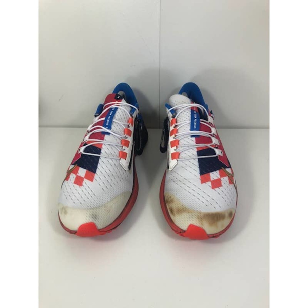 Nike Air Zoom Pegasus 38 By You Running Shoes Sneakers Blue Orange Men's US 8.5